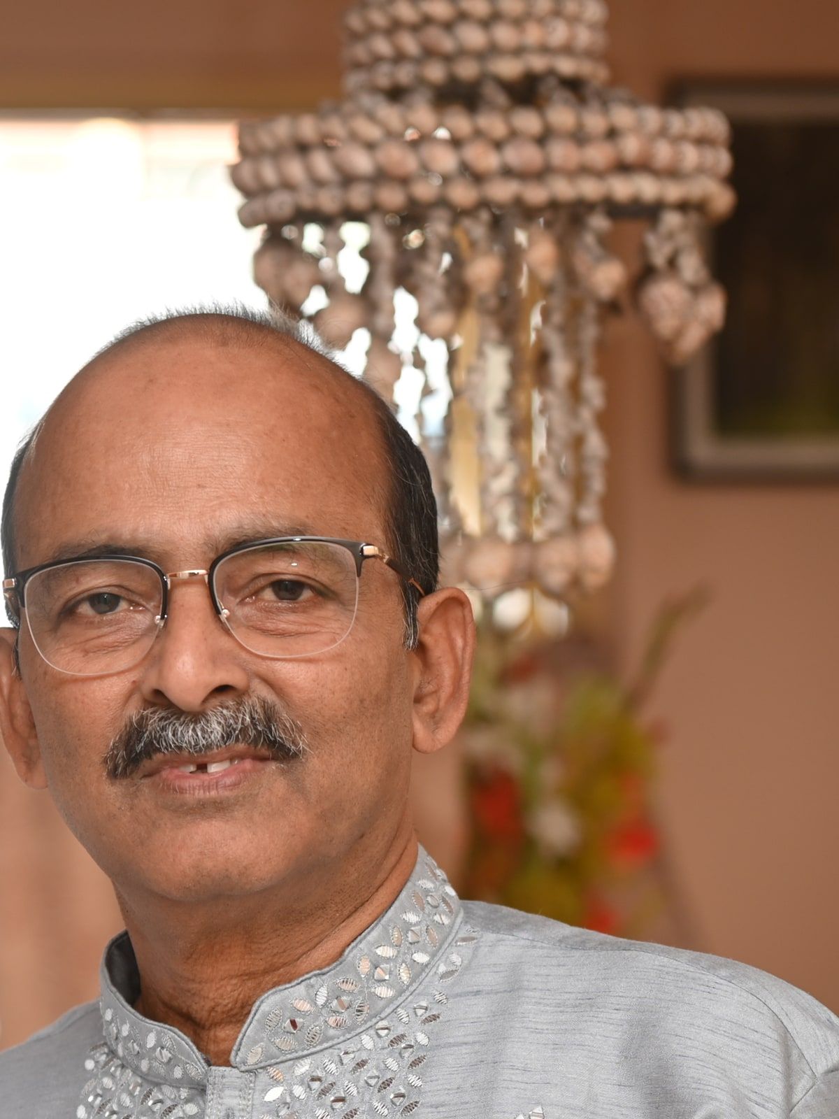 Partha Pratim Roy, founder of Ashima Engineering, photographed at home in Kolkata